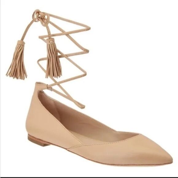 Loeffler Randall Ankle Wrap Flats - Picture 7 of 7